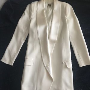 Haute Hippie A symmetrical Tuxedo Dress